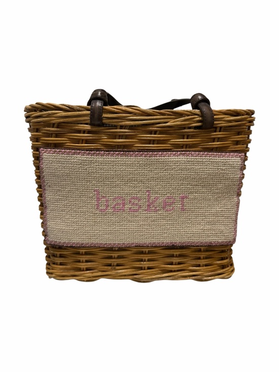 kate spade Handbags - Kate Spade Wicker Tan/Brown Woven Satchel Handbag